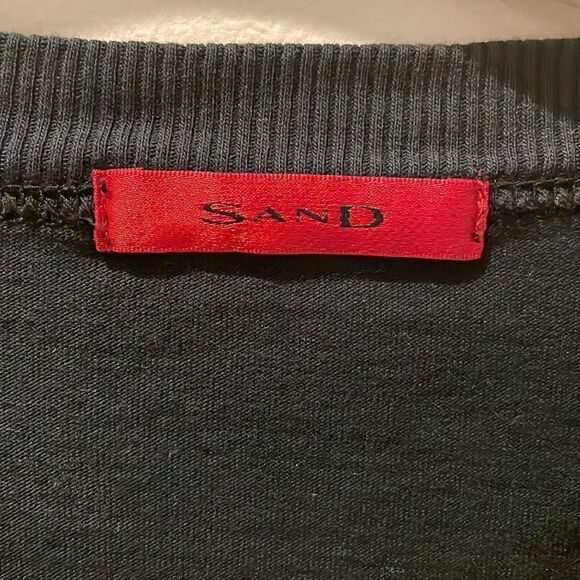 Sand black t-shirt with star size XL - Picture 2 of 8